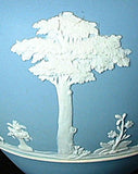 Biscuit Jar Light Blue Jasperware Dip Wedgwood Offering To Peace 1880s