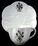 Shelley Dainty Crested Cup and Saucer Middlesborough 1912-1925 Souvenir