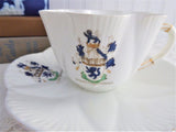 Shelley Dainty Crested Cup and Saucer Middlesborough 1912-1925 Souvenir