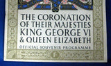 Original King George VI And Queen Elizabeth 1937 Coronation Official Program