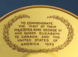 Royal Winton George VI Visit US Canada Cup And Saucer 1939 Grimwades Souvenir