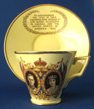 Royal Winton George VI Visit US Canada Cup And Saucer 1939 Grimwades Souvenir