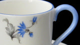 Shelley Miniature Cup And Saucer Blue Charm Canterbury Shape 1956-1966