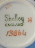 Shelley Miniature Cup And Saucer Blue Charm Canterbury Shape 1956-1966