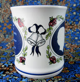 Mug Royal Wedding Charles And Diana Denby Pottery 1981 Profiles Roses Bells
