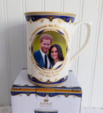 Prince Harry And Meghan Markle Royal Wedding Mug English Bone China 2018 Boxed