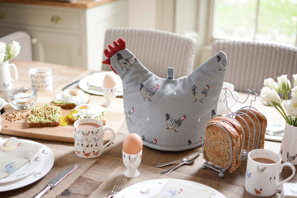 Chicken Shaped Tea Cozy Padded Sophie Allport Cosy NWT Farmhouse