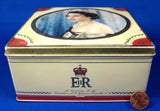Queen Elizabeth II Coronation Tea Tin Chocolate Box 1953 Thornes Toffee Tin Royal Memorabilia - Antiques And Teacups - 2