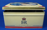 Queen Elizabeth II Coronation Tea Tin Chocolate Box 1953 Thornes Toffee Tin Royal Memorabilia - Antiques And Teacups - 3
