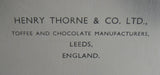 Queen Elizabeth II Coronation Tea Tin Chocolate Box 1953 Thornes Toffee Tin Royal Memorabilia - Antiques And Teacups - 5