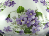 Teapot Wild Violets New Springfield English Bone China 4-6 Cups Large Tea Pot - Antiques And Teacups - 4