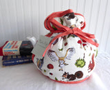 Woodland Tea Cozy Padded Muff Style Cosy Ulster Large Flora Fauna Madeleine Floyd