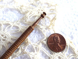 Lace Bobbin Turned Treen Beads Spangles English Mid Victorian 1850-1880s