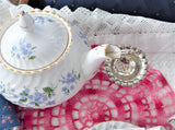 Sterling Silver Teapot Spout Tea Strainer Basket Ornate 1890s Tea Leaf Catcher Manchester