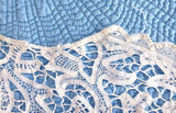 Antique Lace Collar Tape Lace Bobbin Lace Flemish 1900 Hand Made White Lace