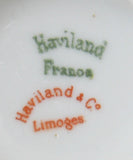 Edwardian Haviland Limoges Cup And Saucer Stylized Gold French Demitasse