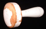Edwardian Darning Mushroom Pale Pink Wood Darner Treen England 1900 Sewing