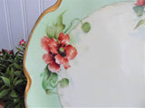 Poppies Plate Hand Painted Plate Haviland Limoges France 1910s Artistan