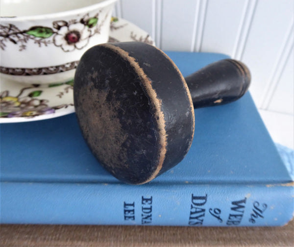 Ebony Edwardian Darning Mushroom Wood Darner Treen England 1900 Sewing –  Antiques And Teacups