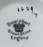 Edwardian Royal Albert Cup And Saucer Colorful Oriental Scene 1905 Bone China