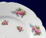 Shelley Salad Plate Dessert Roses Forget-Me-Nots Gainsborough 7 Inches In Diameter
