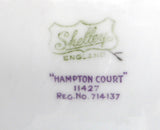 Shelley Hampton Court Lugged Cake Plate Sandwich Server Plate 1920s Afternoon Tea Sandwich