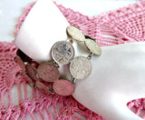 King George V Silver Threepenny Bits Silver Coin Bracelet Coins 1915-1935 England