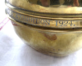 Tea Caddy Lipton 1924 Empire Exhibition Canister Lipton Art Deco Lion