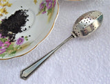 Rogers Henley Silverplate Tea Infuser Diffuser Spoon 1930 Tea Strainer In Cup
