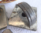 Tin Cookie Cutters Nickel Vintage Set Of 6 Diamond Star Spade Strap Biscuit