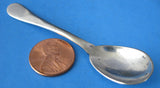 Elegant Salt Spoon Oval Bowl Silver Plate USA 1930s Classic Simple