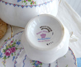 Cup And Saucer Royal Albert Petit Point Vintage 1930s English Bone China