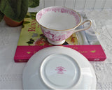 Royal Albert Vintage Mikado Pink Cup And Saucer English 1930s Willow Variation