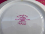 Royal Albert Vintage Mikado Pink Cup And Saucer English 1930s Willow Variation