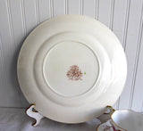 Rural England Polychrome Transferware Charger 1930s Midwinter 11 Inch Plate