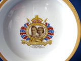 Shelley 1937 Coronation Bowl Baking Dish King George VI Royal Baby Bowl