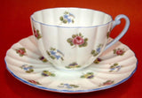 Shelley Cup And Saucer Rose Pansy Forget-Me-Not Ludlow Chintz