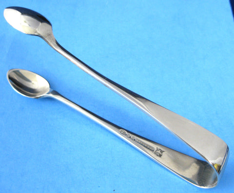 Sugar Tongs Silver Plate JD&S Brisbane Australia Signed 1940-1950s