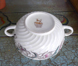 Vintage 1940s Susie Cooper Endon Ribbed Cream Soup Cup Only No Plate Burslem Modern Floral