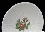 Moss Rose Wedgwood Edme Cup and Saucer Cream Ware England 1940s