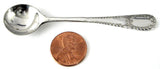 Master Salt Spoon Mappin And Webb England Silver Plate Husk 1940s Mustard Spoon