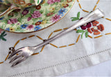 Pickle Fork Buffalo Athletic Club Hotel Silver Olive Fork  National Silver Plate 1950s