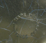 Tea Tin Pink Musical Instruments Stripes Retro England 1940s Biscuits Cookies