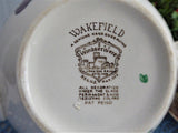 Johnson Brothers Wakefield Teapot English 1950s Transferware Floral Windsor Ware