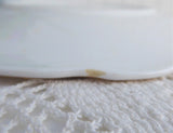 Roslyn England Ambleside Lugged Cake Serving Plate Pink Lavender 1950s Poppies Daisies