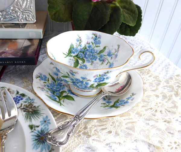 Forget-Me-Not Cup And Saucer Royal Albert Vintage English