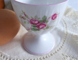 Shelley Eggcup Rose Spray Dainty Egg Cup 1950s English Bone China Bridal Rose
