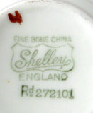 Shelley Cup And Saucer Stocks Dainty Shape Pink Trim Bone China