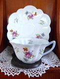 Shelley Cup and Saucer Stratford Shape Universal Rose Floral And Bluebell Tea Party
