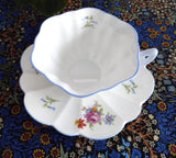 Shelley Cup and Saucer Stratford Shape Universal Rose Floral And Bluebell Tea Party
